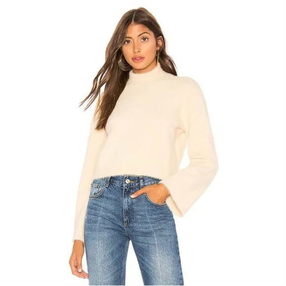 REVOLVE Tularosa Jess Crop Sweater in Ivory XS - Picture 1 of 9
